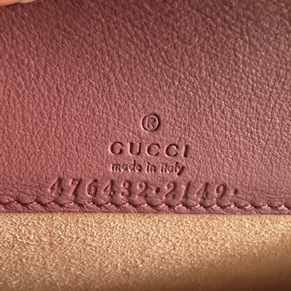 *SOLD* Gucci GG Supreme Monogram Blooms Super Mini Dionysus Bag Antique Rose - Picture 7 of 7